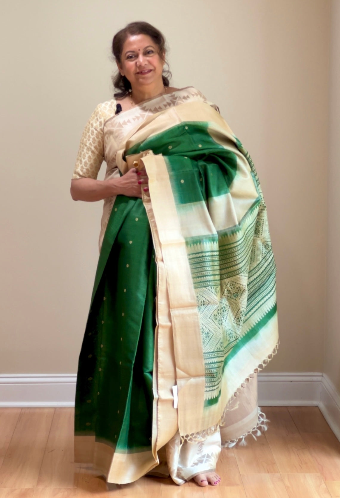 Tussar Silk Saree - AW1013TS23