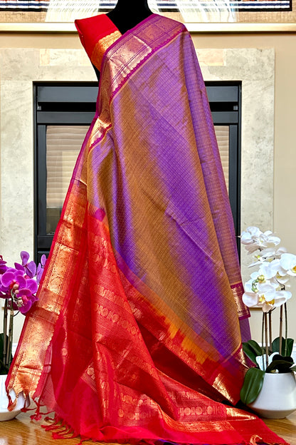 Silk Cotton Saree - AW1432SC