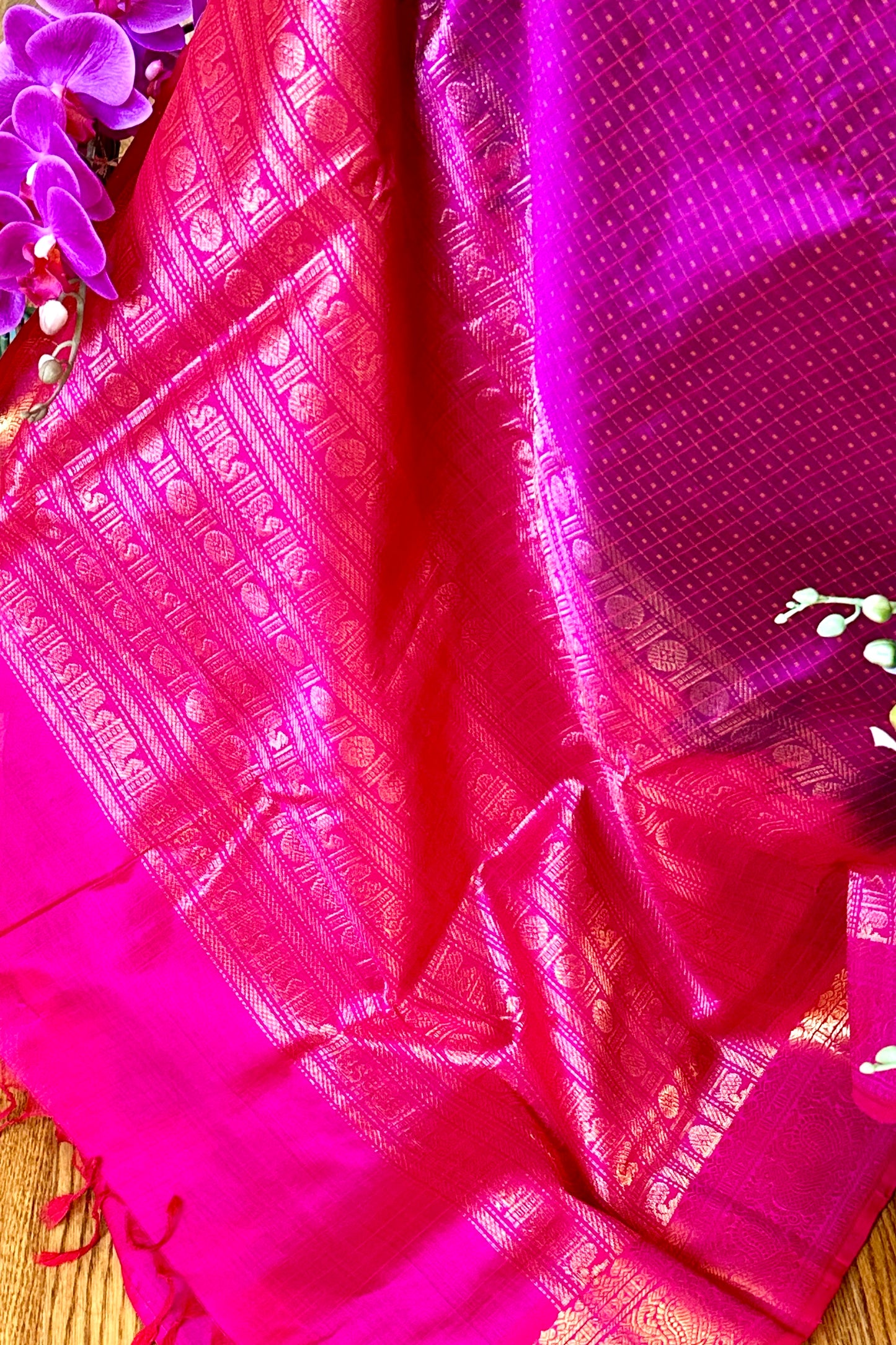 Silk Cotton Saree - AW1434SC