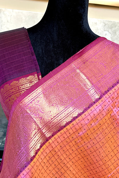 Silk Cotton Saree - AW1438SC