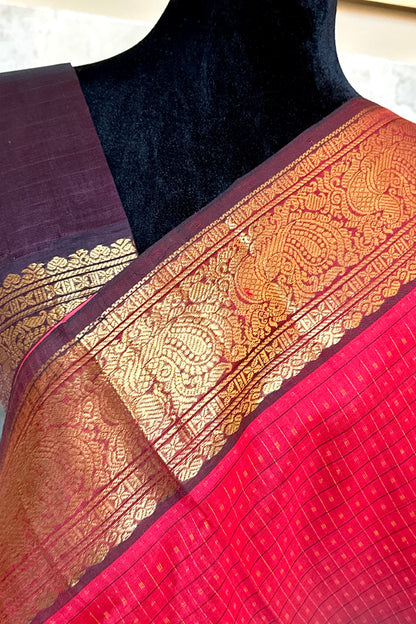 Silk Cotton Saree - AW1436SC