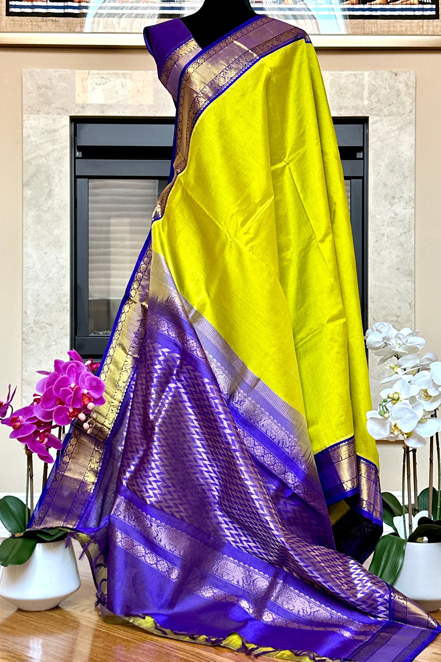 Silk Cotton Saree - AW1409SC