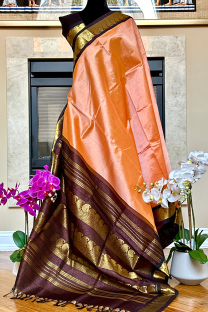 Silk Cotton Saree - AW1413SC