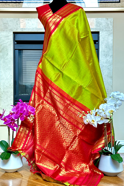 Silk Cotton Saree - AW1408SC