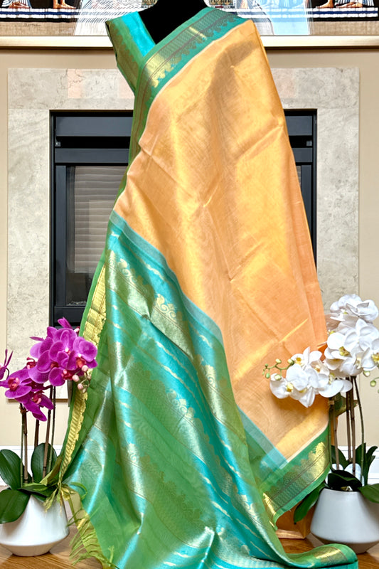 Silk Cotton Saree - AW1393SC