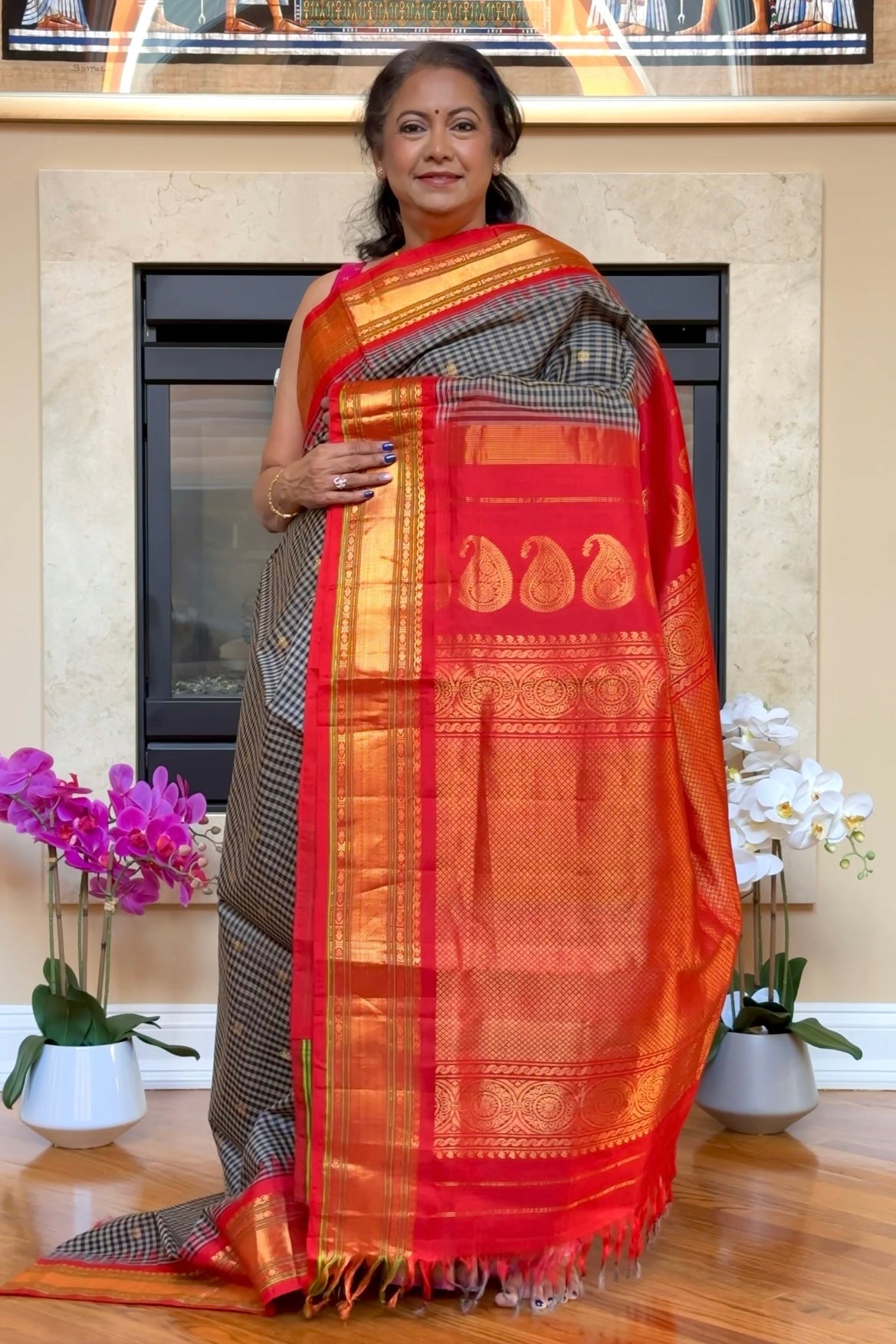 Gadwal SICO Saree - AW1076GS