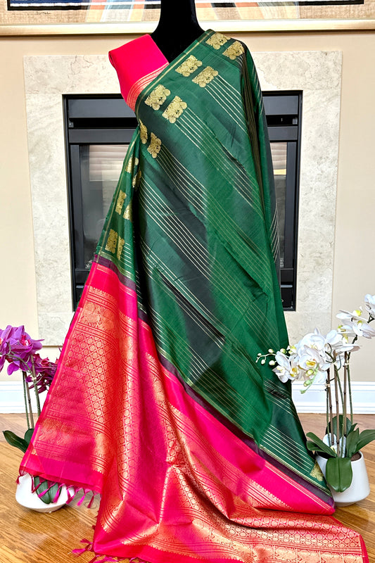 Kanjivaram Silk Saree - AW1520KS