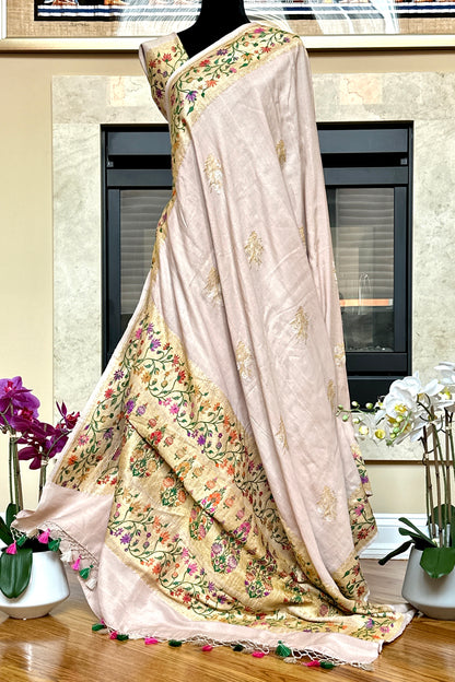 Banarasi Tussar Georgette Saree - AW1032BS