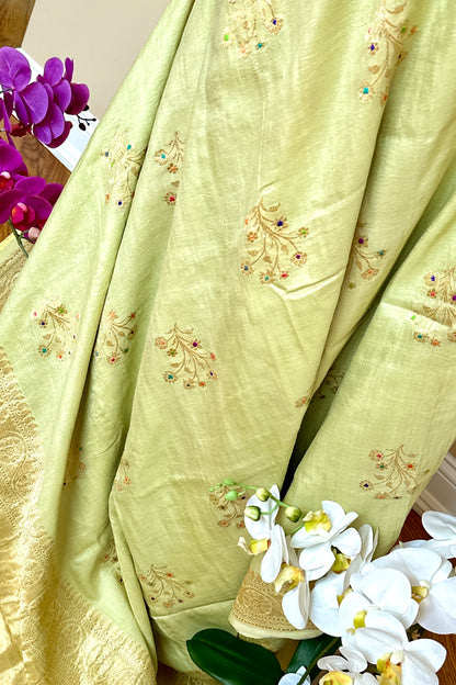 Banarasi Tussar Georgette - AW1093BS