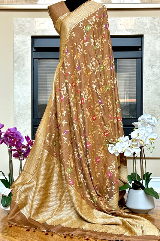 Banarasi Tussar Geogette - AW1096BS