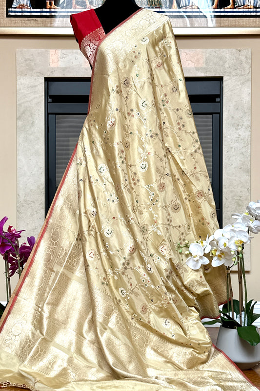 Banarasi Silk Saree - AW1099BS