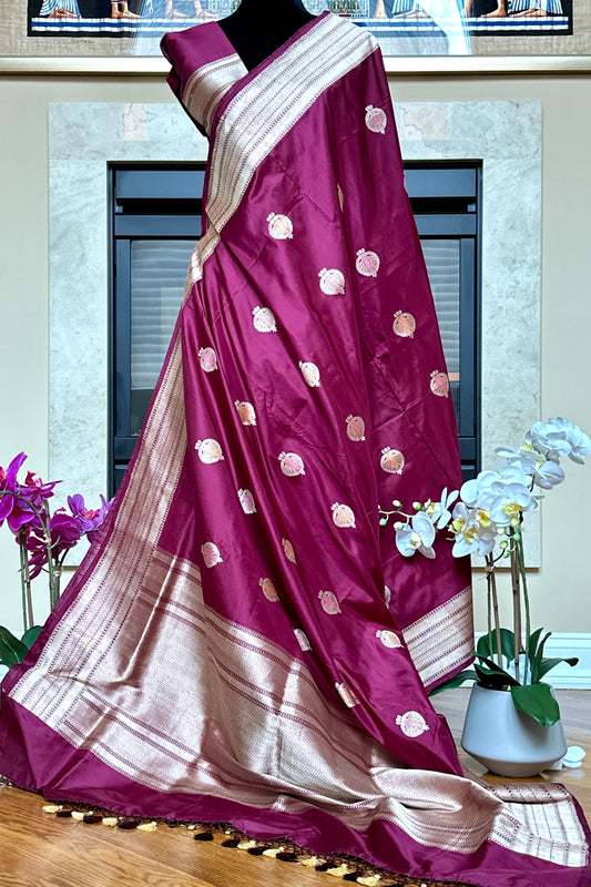 Banarasi Silk Saree - AW1046BS