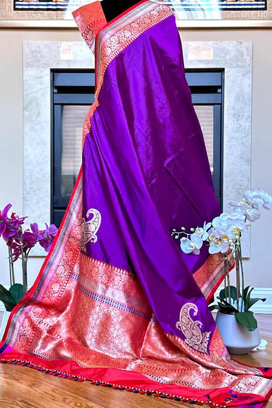 Banarasi Silk Saree - AW1017BS