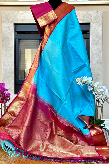 Kanjivaram Silk Saree - AW1475KS