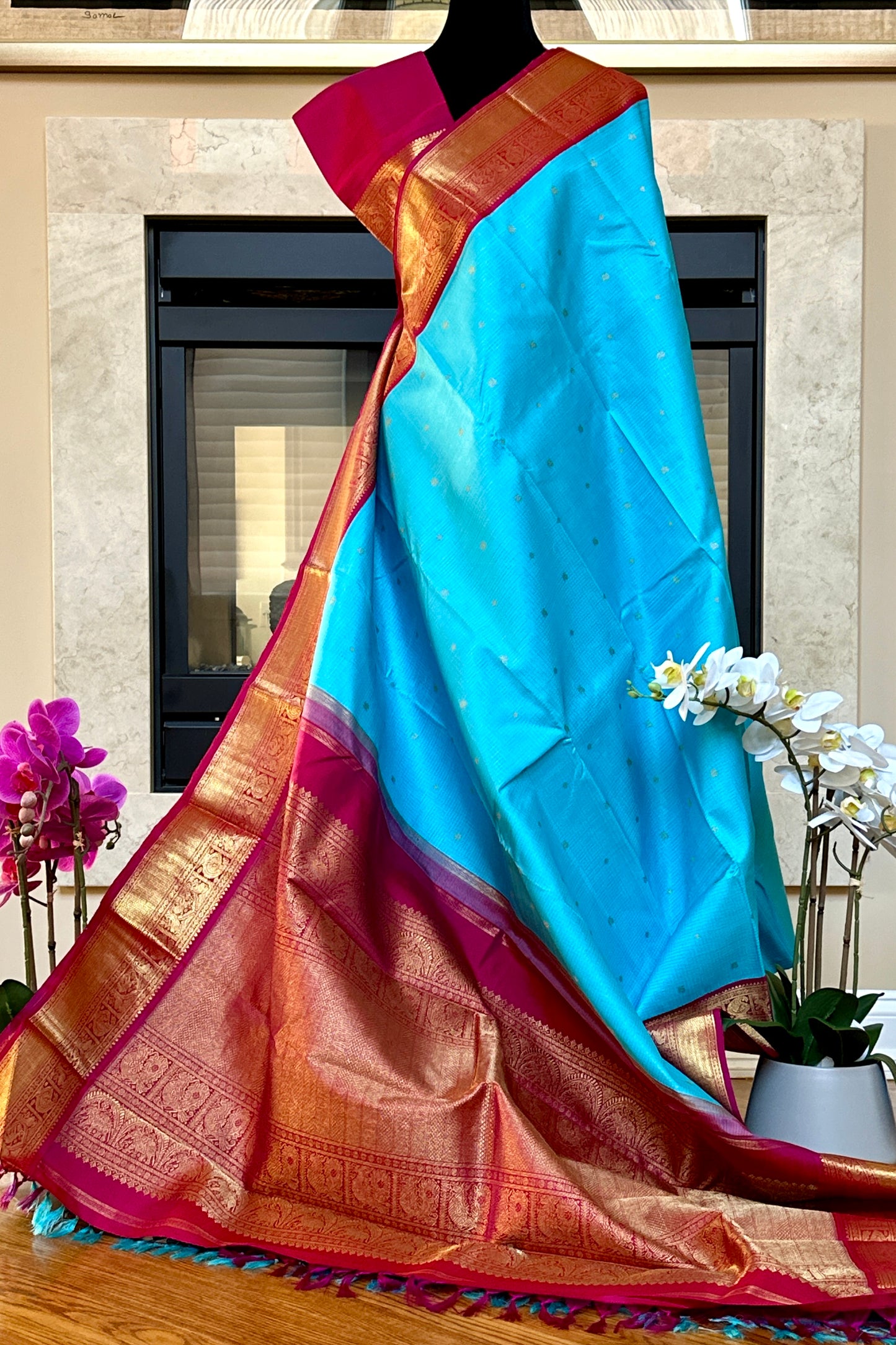 Kanjivaram Silk Saree - AW1475KS