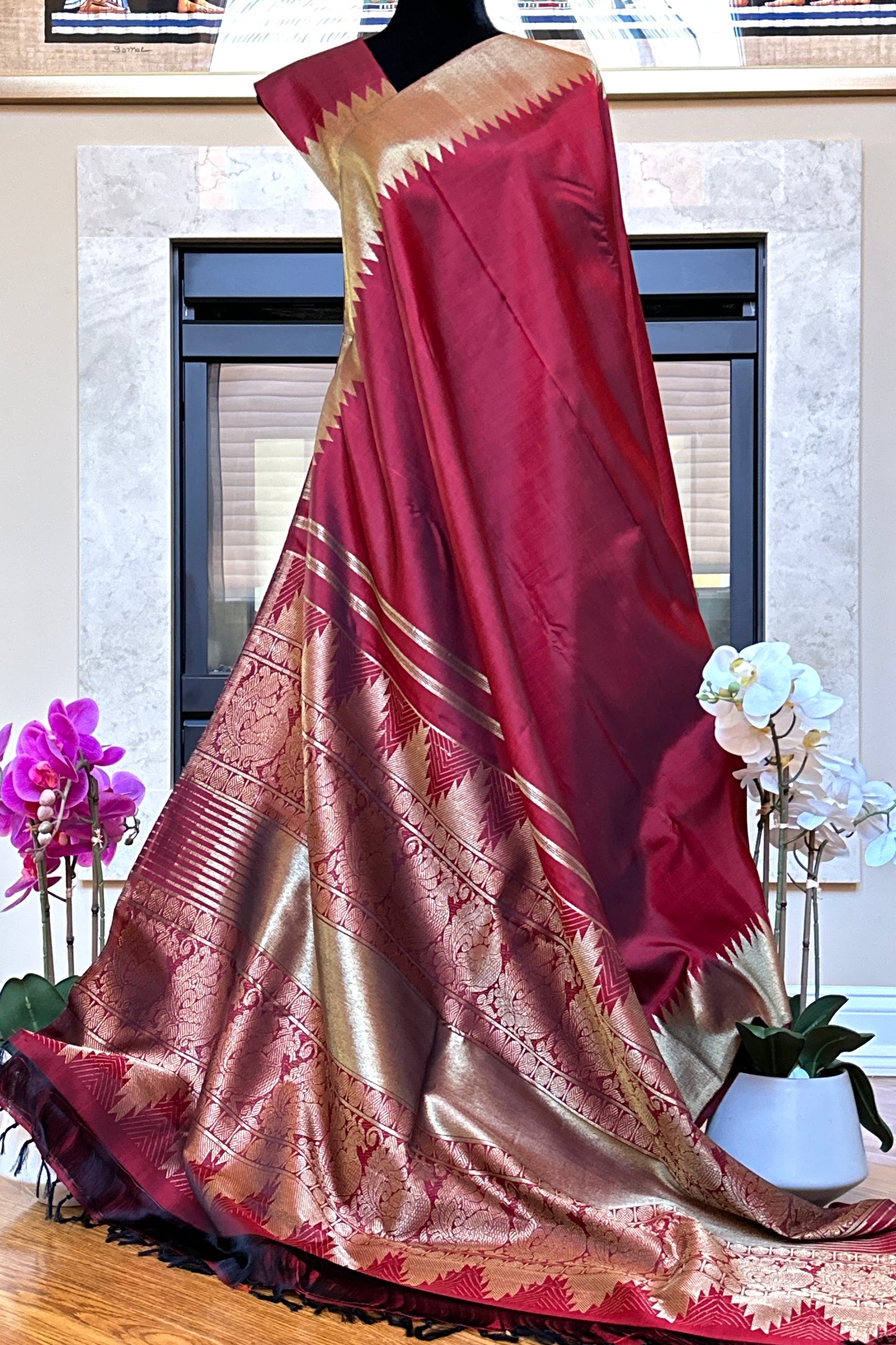 Kanjivaram SIlk Saree - AW1482KS