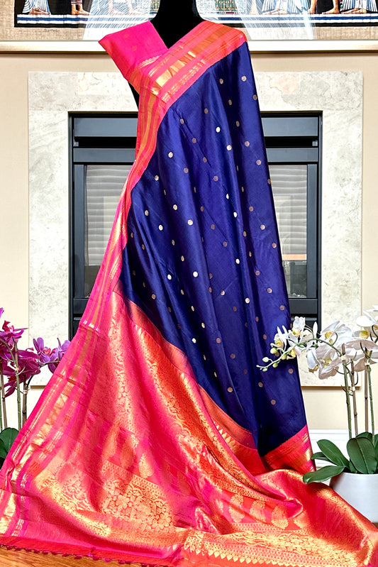 Gadwal Silk Saree - AW1045GS