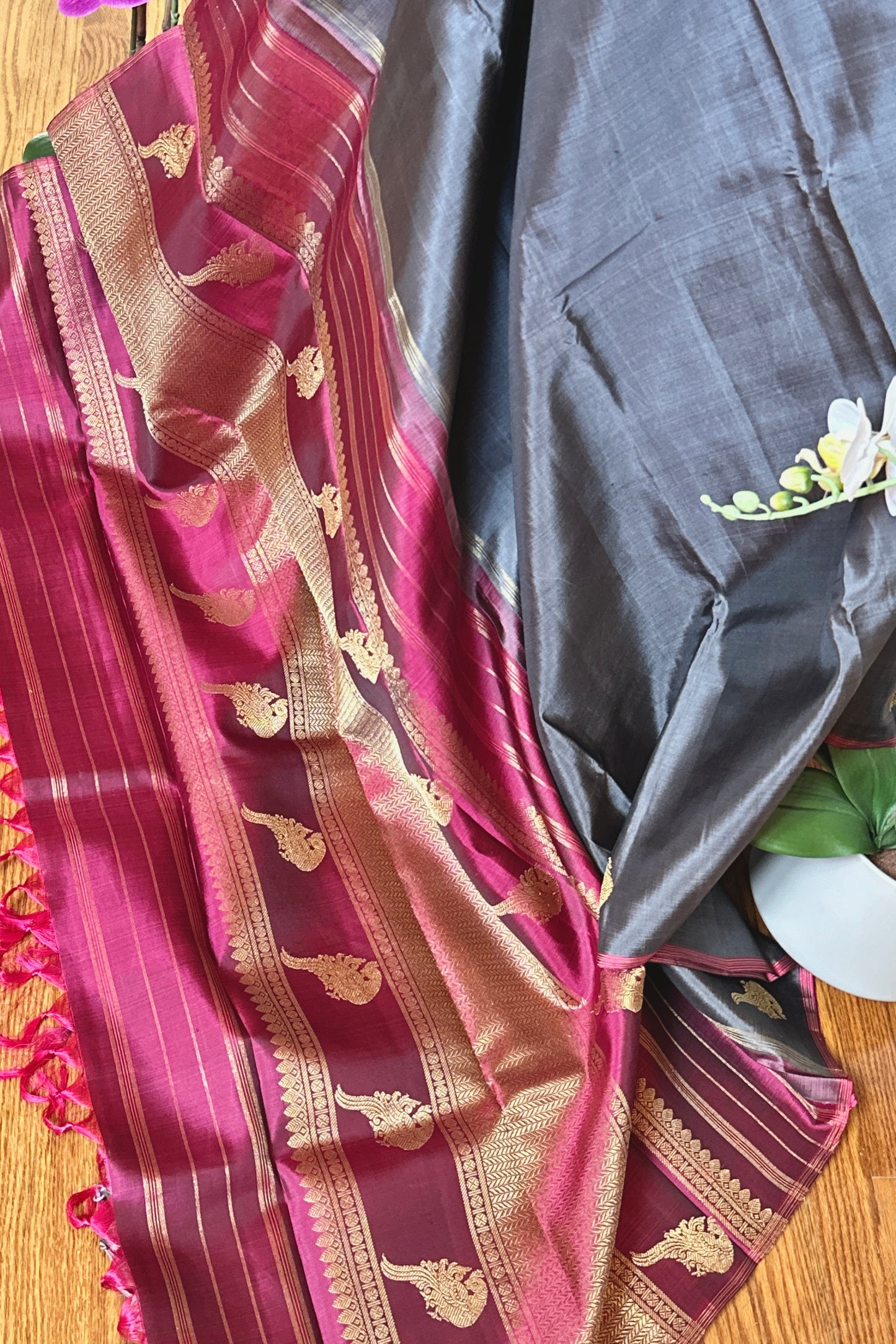 Kanjivaram Silk Saree - AW1451KS