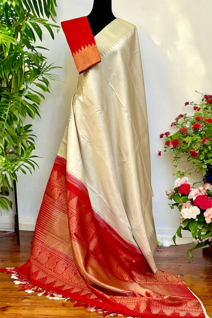 Kanjivaram Silk Saree - AW1484KS