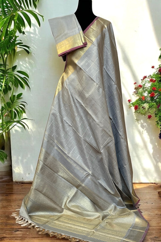 Kanjivaram Silk Saree - AW1377KS