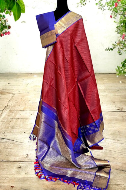 Kanjivaram Silk Saree - AW1490KS