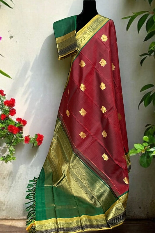 Kanjivaram Silk Saree - AW1481KS