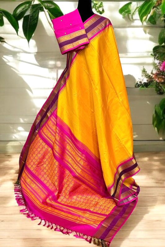 Kanjivaram Silk Saree - AW1470KS