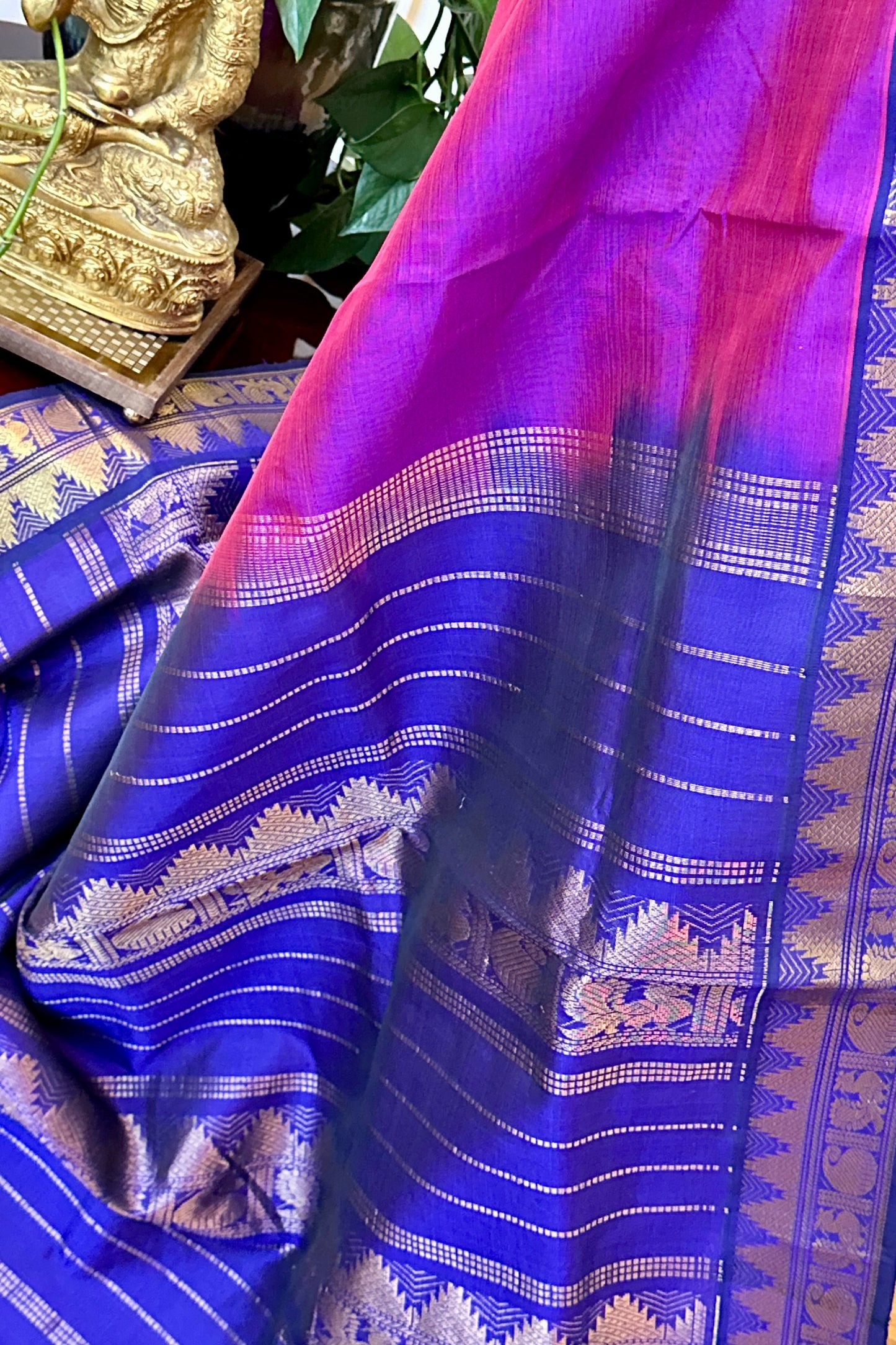 Silk Cotton Saree - AW1473SC