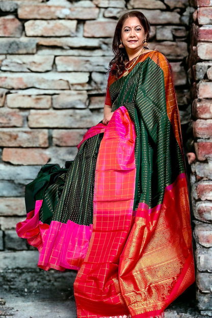 Kanjivaram Silk Saree - AW1380KS