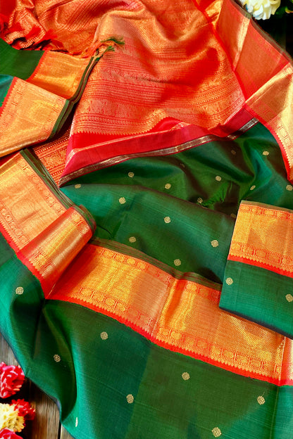 Kanjivaram Silk Saree - AW1457KS