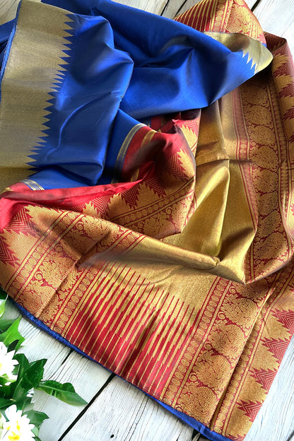 Kanjivaram Silk Saree - AW1486KS