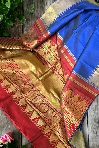 Kanjivaram Silk Saree - AW1486KS