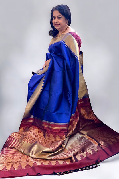 Kanjivaram Silk Saree - AW1486KS