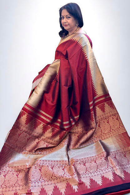 Kanjivaram SIlk Saree - AW1482KS