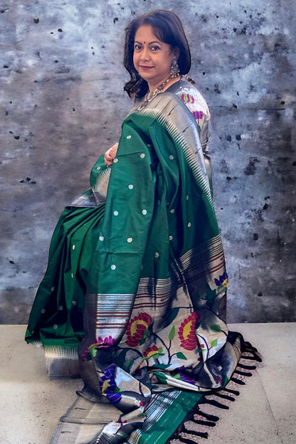 Paithani Silk Saree - AW1052PS