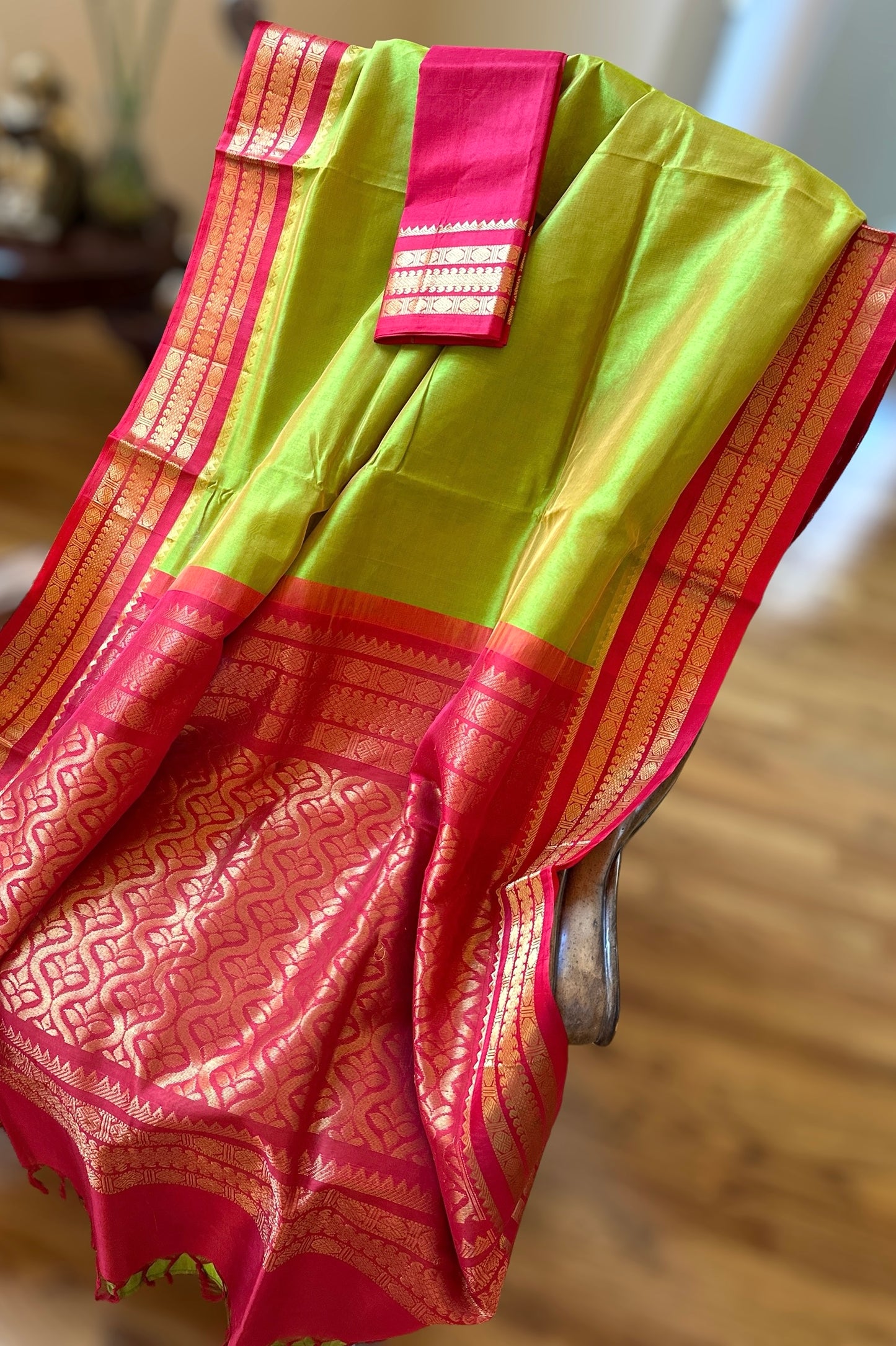 Silk Cotton Saree - AW1408SC