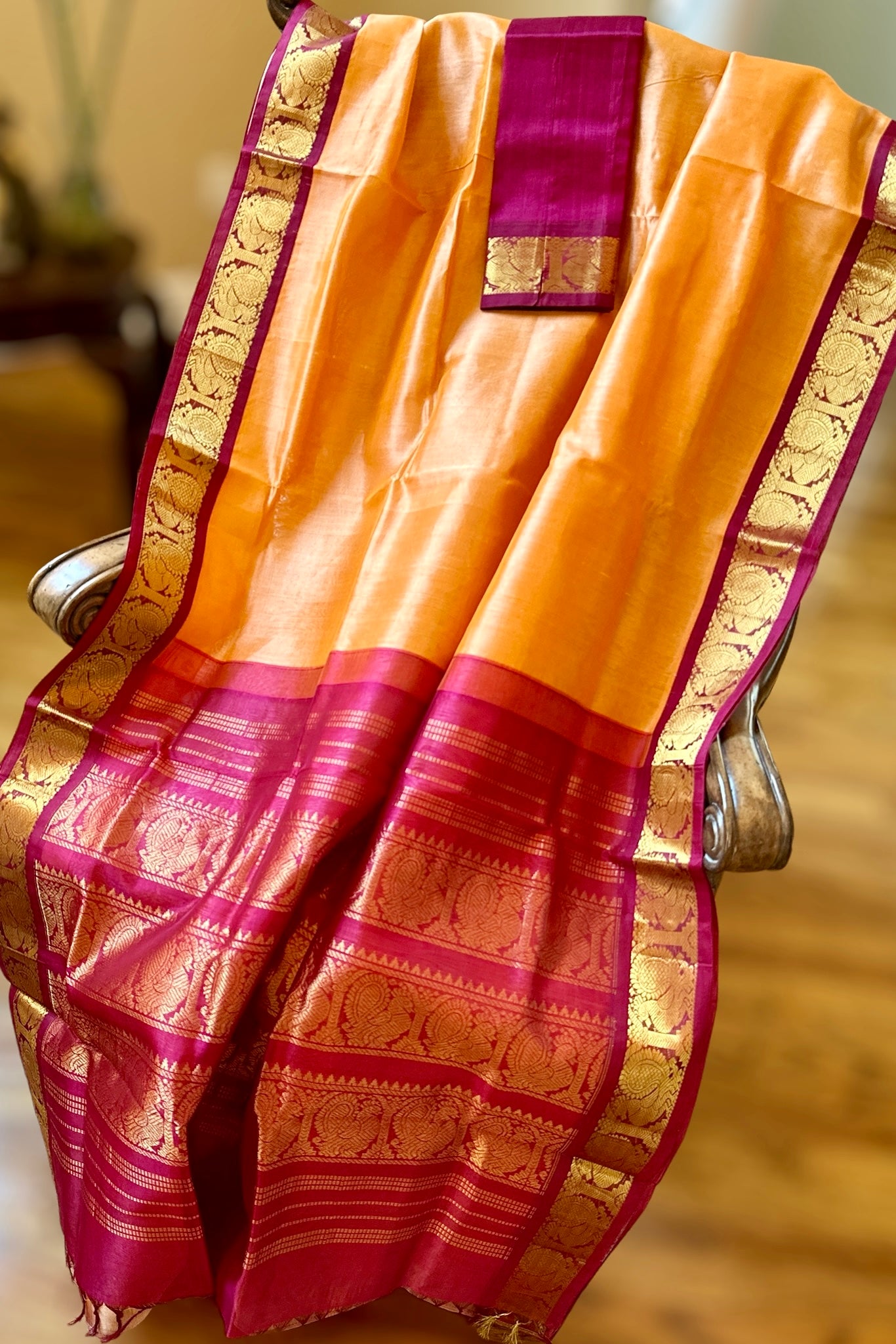 Silk Cotton Saree - AW1415SC