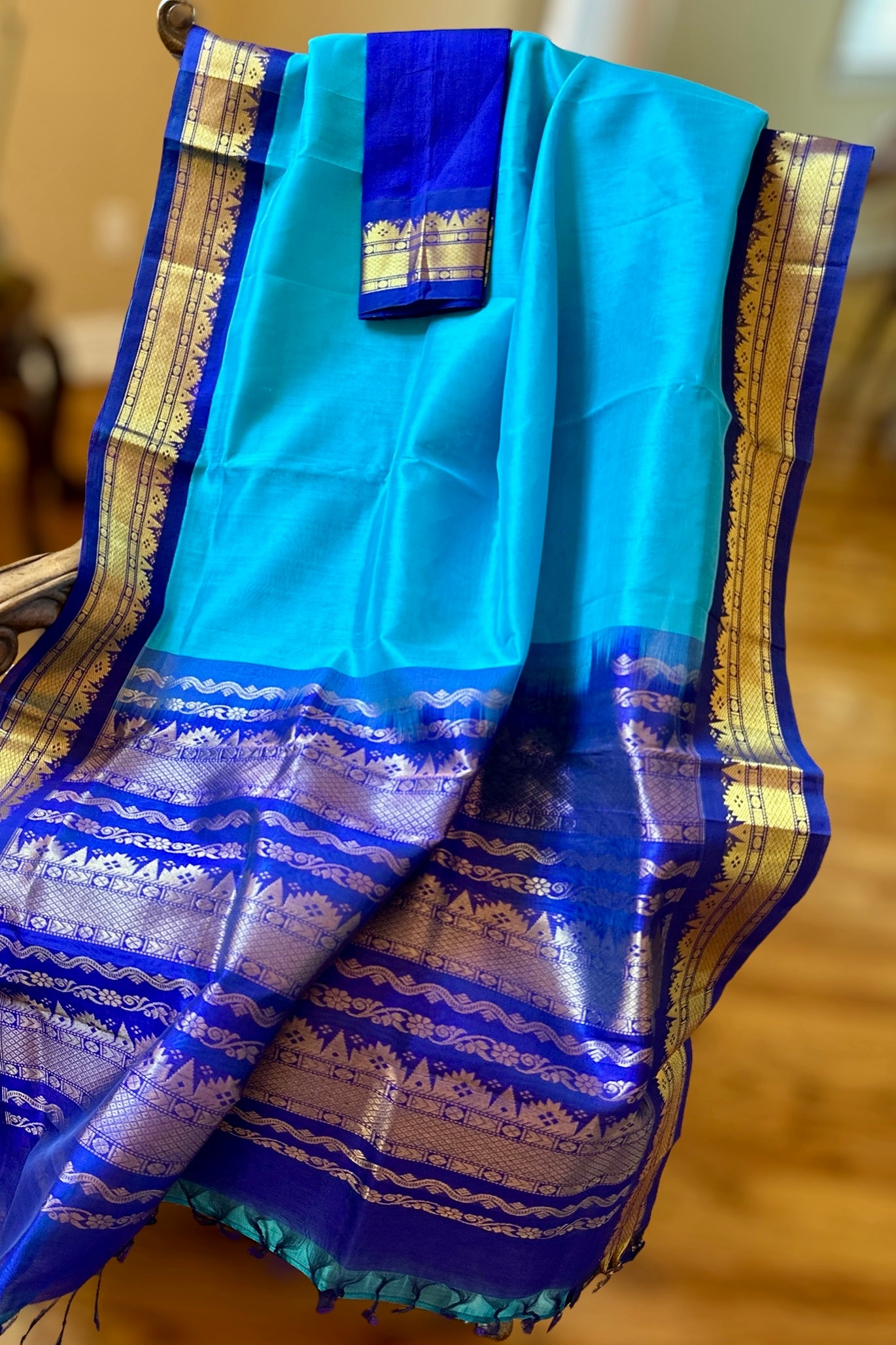 Silk Cotton Saree - AW1391SC