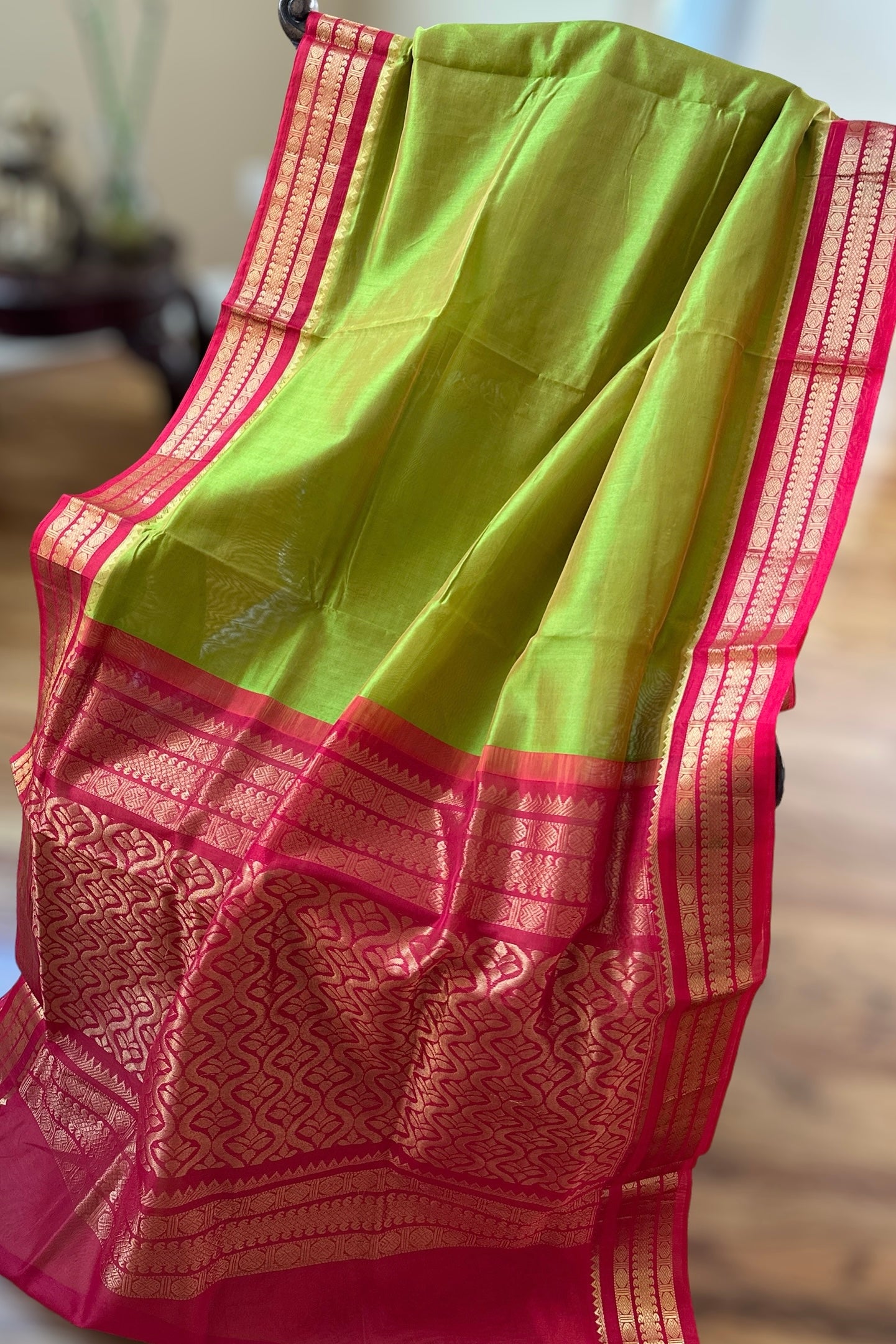 Silk Cotton Saree - AW1408SC