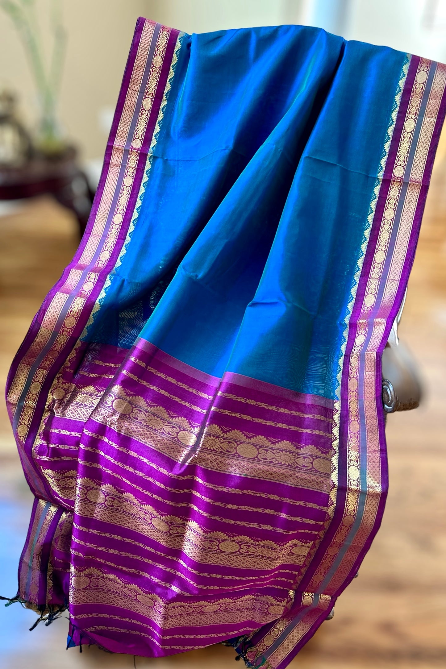 Silk Cotton Saree - AW1389SC