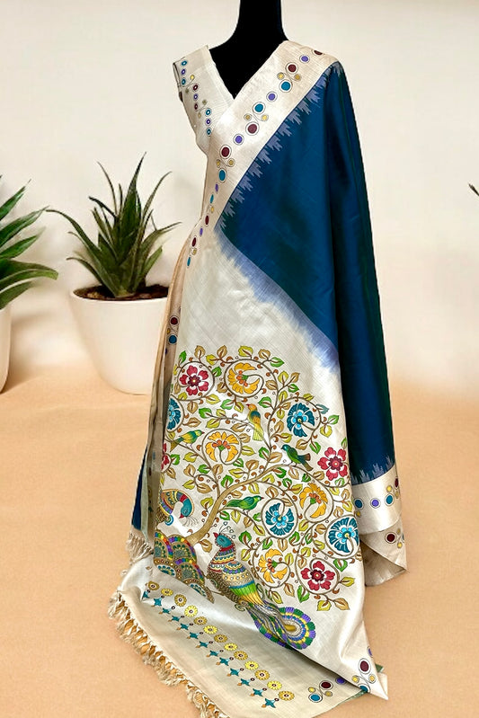 Gadwal Silk Saree - AW1071GS