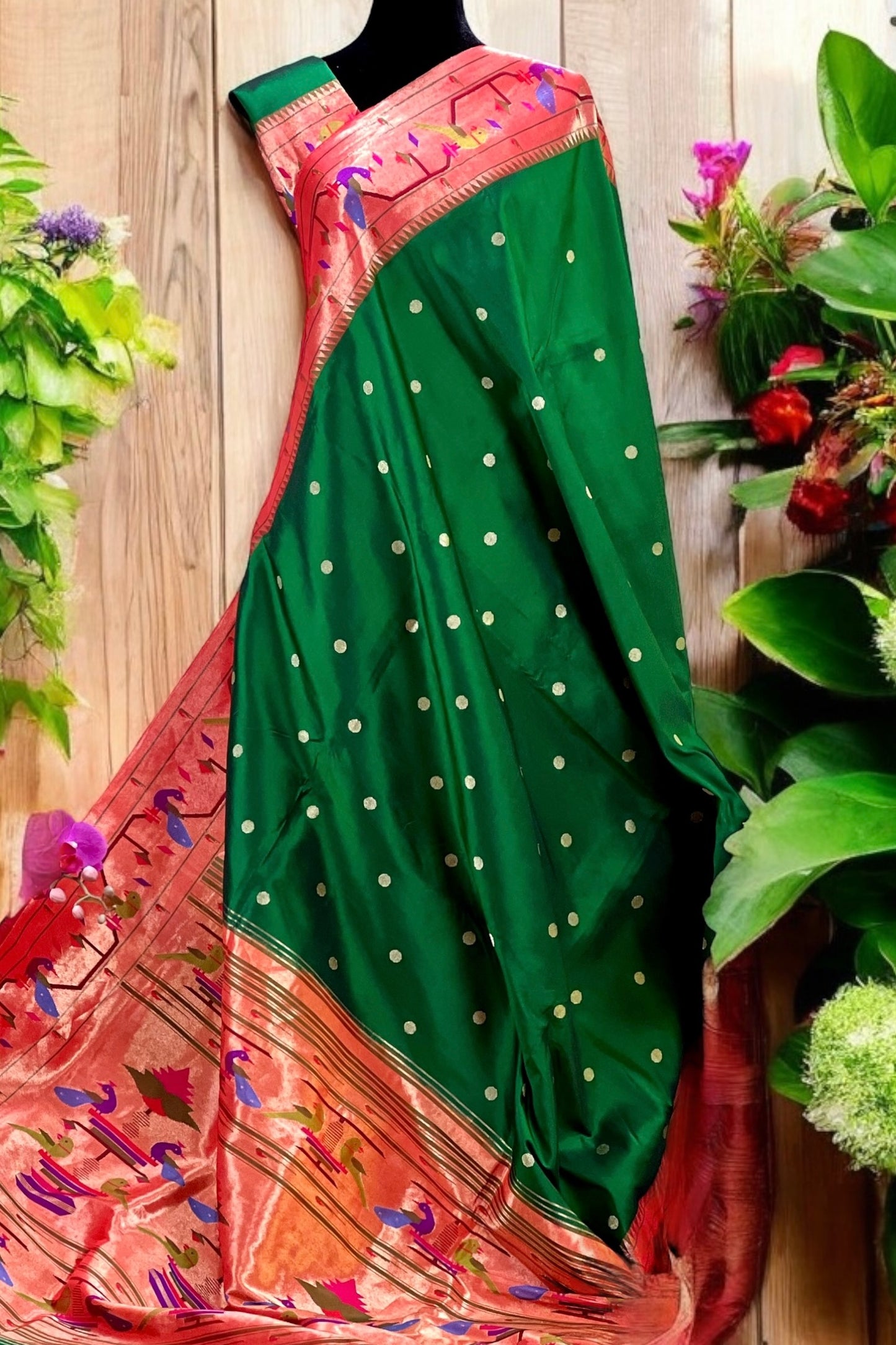 Paithani Silk Saree - AW1049PS