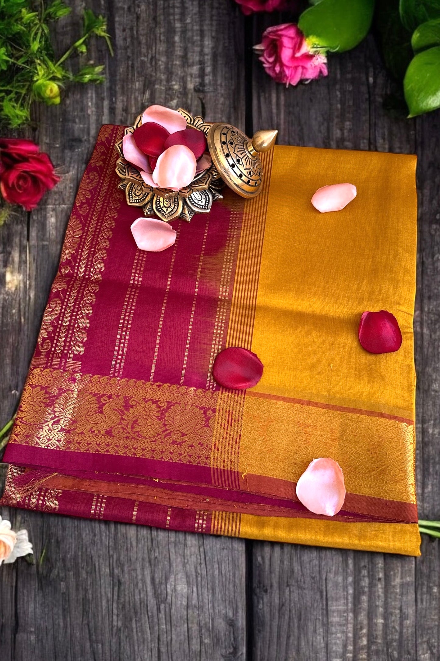 Silk Cotton Saree - AW1472SC