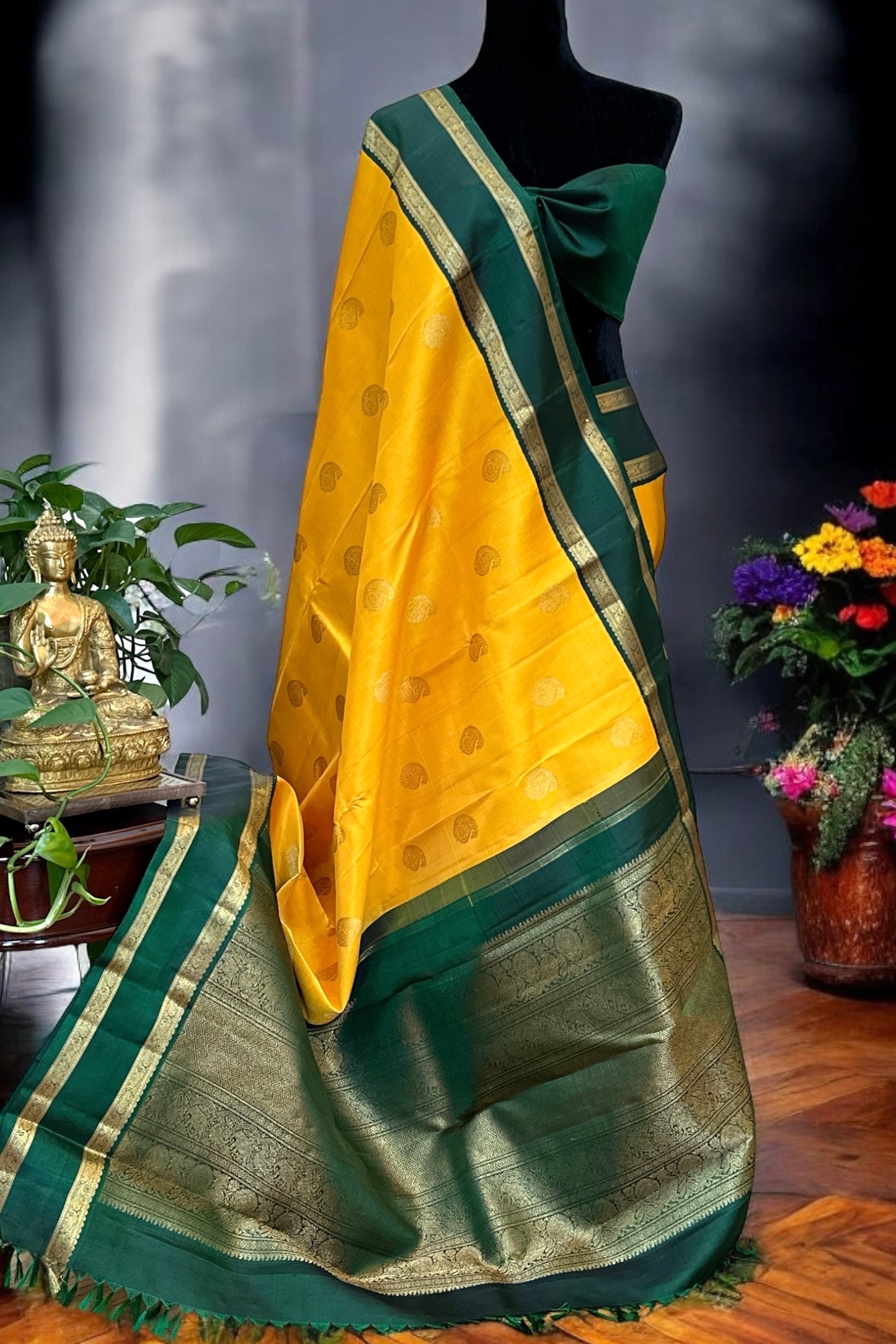 Kanjivaram Silk Saree - AW1566KS