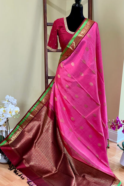 Kanjivaram Silk Saree - AW1161KS