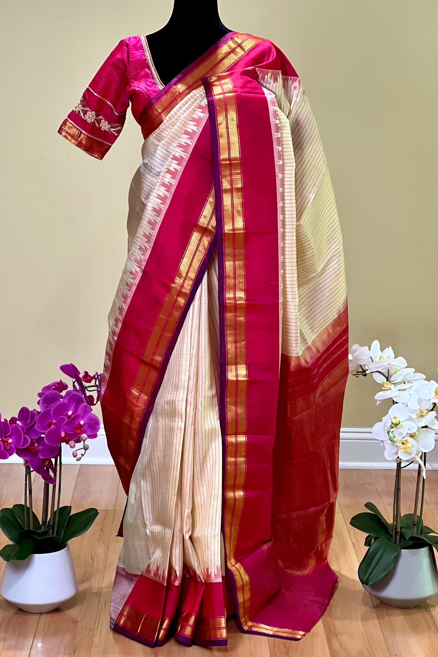 Gadwal Silk Saree - AW1023GS