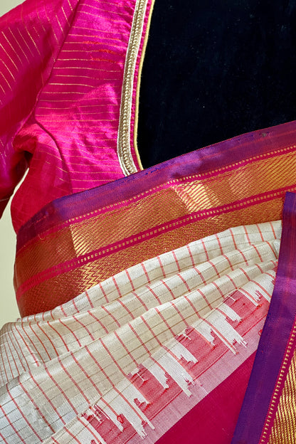 Gadwal Silk Saree - AW1023GS