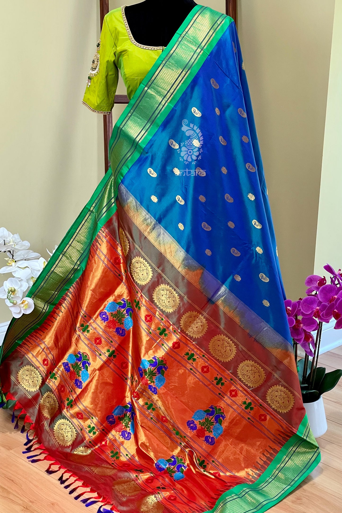 Paithani Silk Saree - AW1008PS