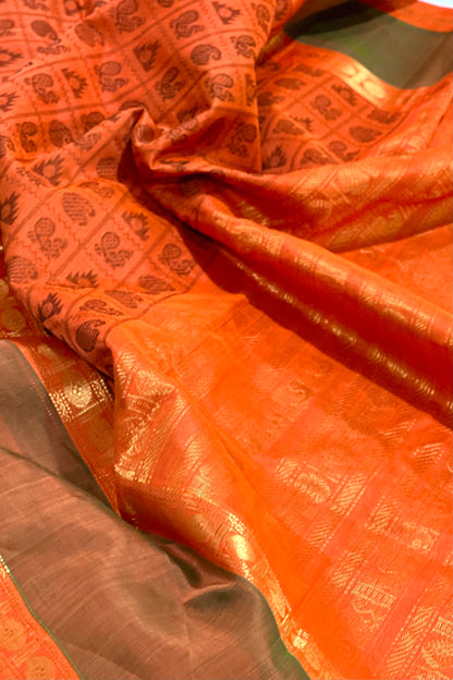 Silk Cotton Saree - AW1250SC