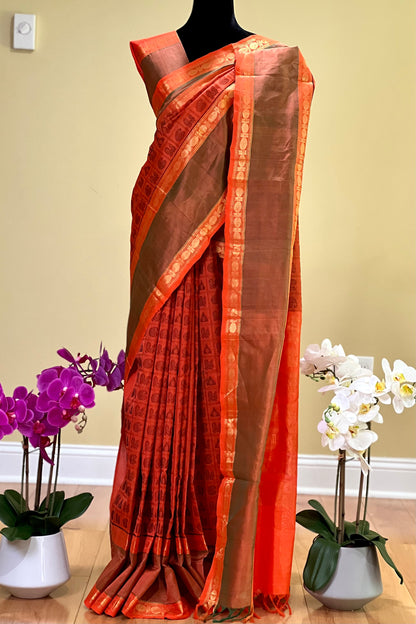 Silk Cotton Saree - AW1250SC